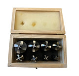 Formed HSS End Mill Set - 8 Piece Set, Sizes 1/16 to 1/8 - 5/32 - 3/8