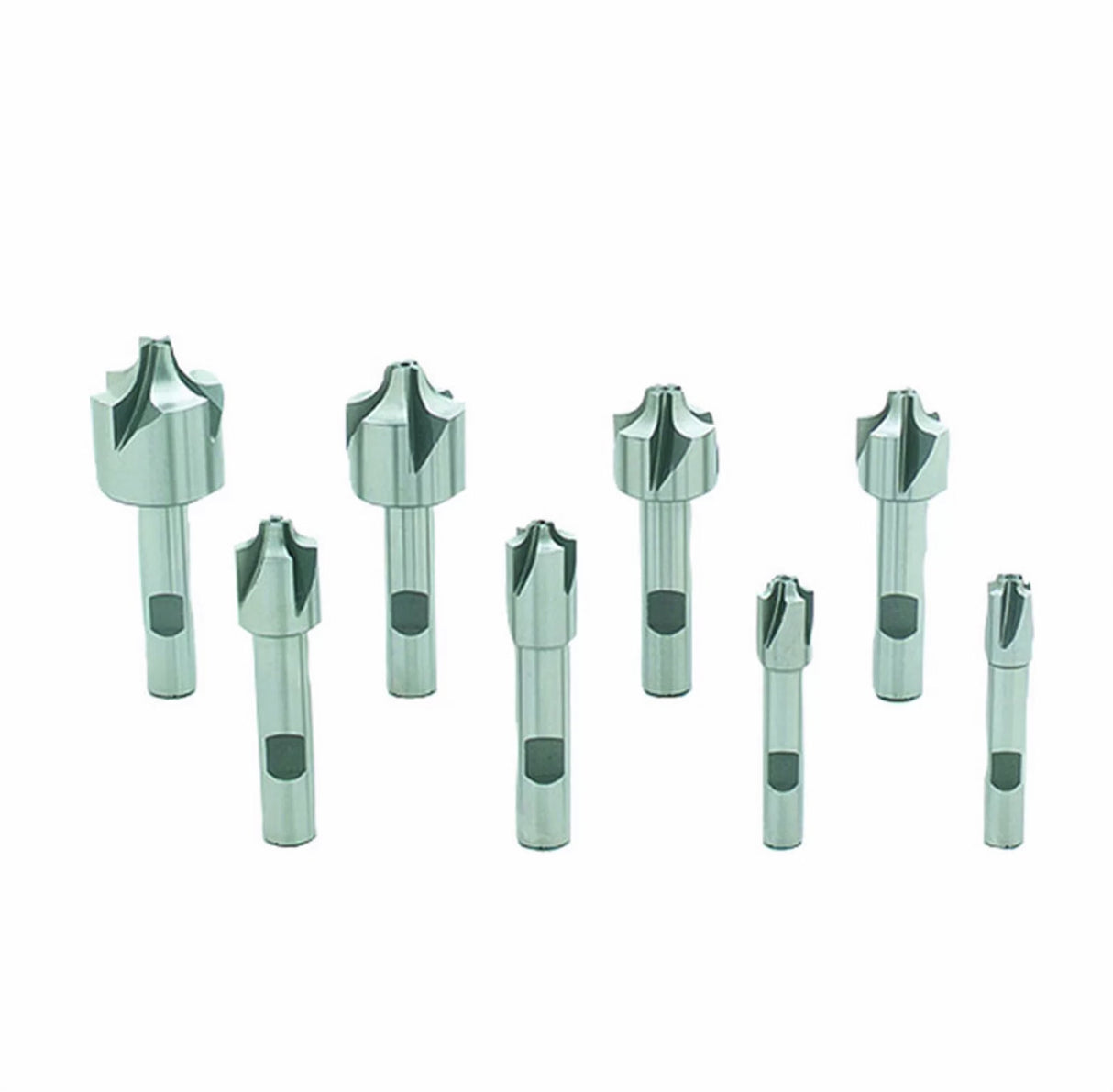 Formed HSS End Mill Set - 8 Piece Set, 4.8mm - 20mm