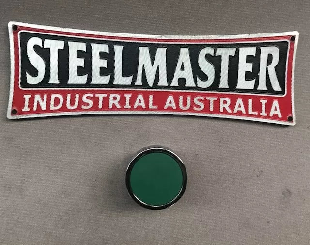 Green Push Button Top (ZB2 BA3C) for SM-MDY Hydraulic Press, Telemecanique