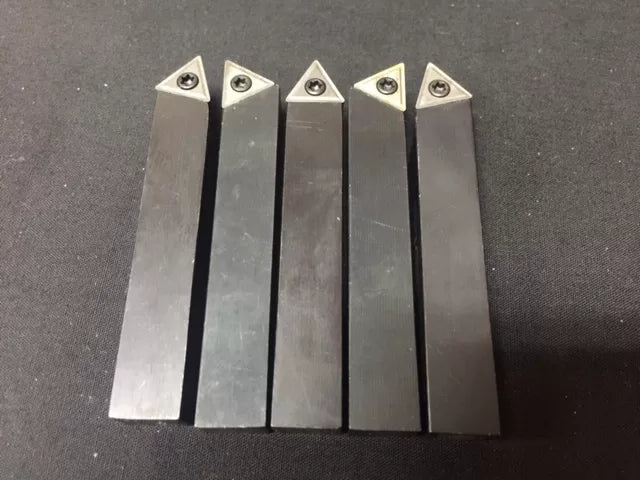 Lathe Indexable Carbide Tooling Kit, 5-Piece 10mm