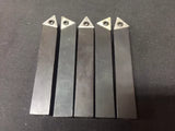 Lathe Indexable Carbide Tooling Kit, 5-Piece 10mm