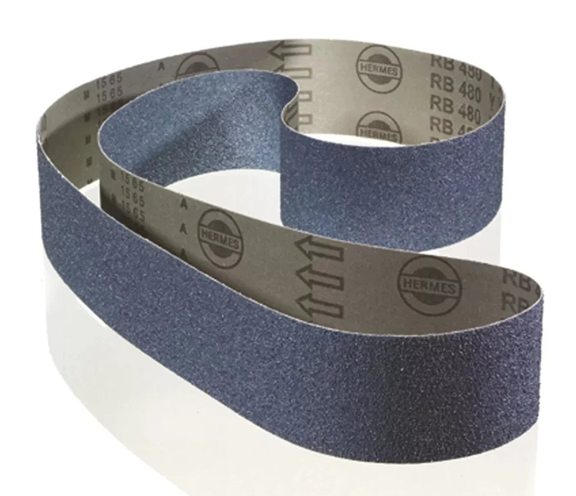 Industrial Belt Linisher Belts, 80 Grit Fine, 2000mm x 150mm