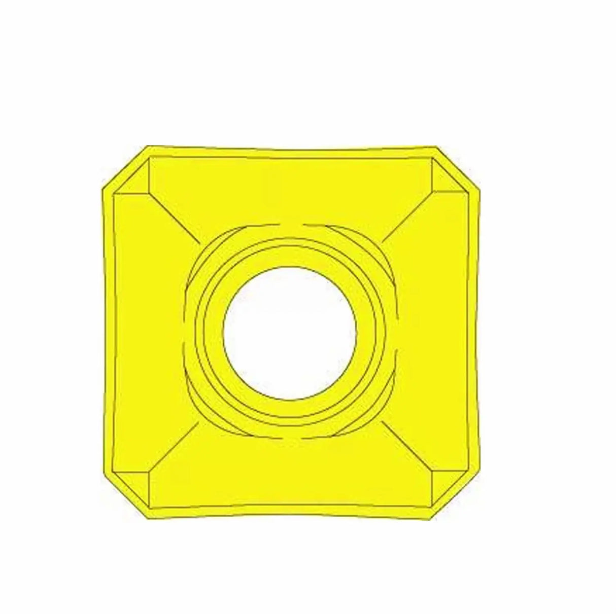 Insert Pack (6) To Suit Indexable Face Mill - High Positive Approach 3 mm Edge