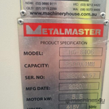 Metalmaster 2504 Guillotine Late Model