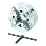 4-Jaw Lathe Chuck (Back Plate) - 125mm Diameter , 30mm Bore