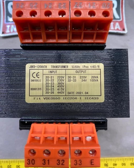 Lathe Step Down Transformer 415V (JBK5 120 VA) for SM-1440TR