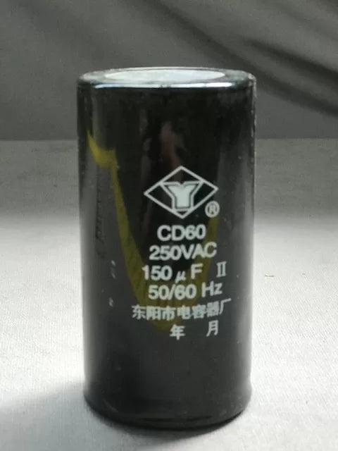 Motor Start Capacitor (CD60) 150uF 250VAC - Suits SM-1236A 240V Lathe