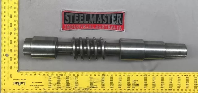 Motorised Curving Rolls Worm Shaft