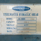 Steelmaster 2500 x 6mm Used Guillotine