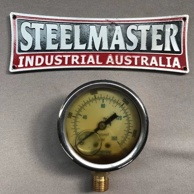 Shear Nitrogen Pressure Gauge 0-16 MPa Bottom Mount to suit SM-SBHS2504