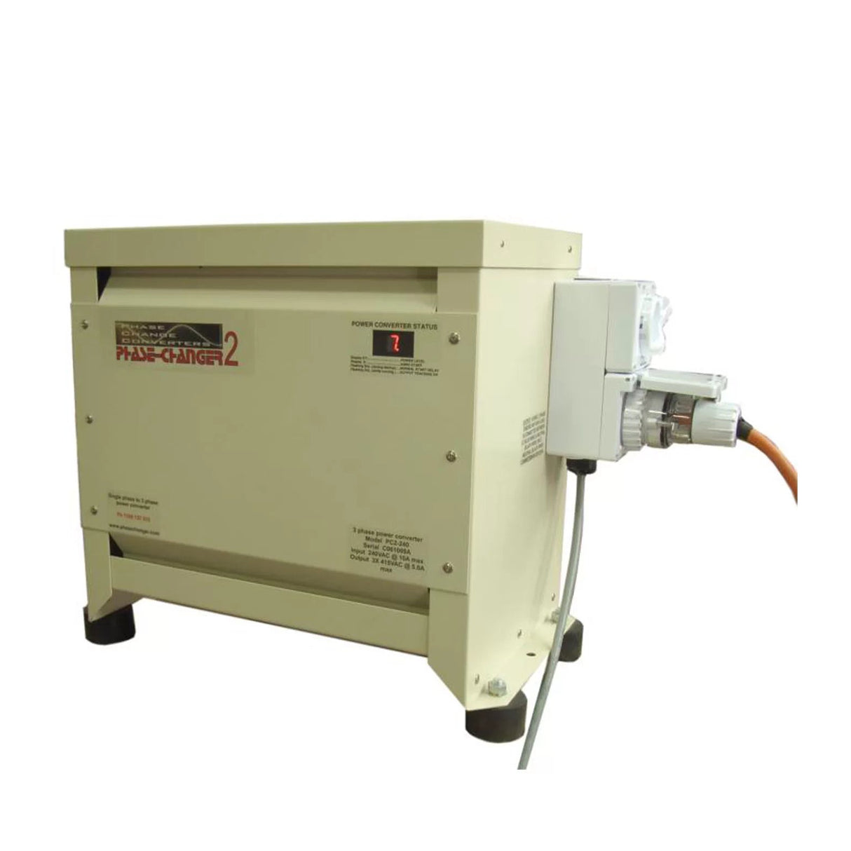 Phase Changer Convertor 11kW / 15HP, Run 415V from 240V