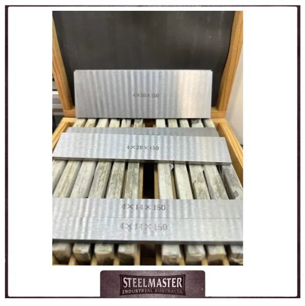 Parallel Bar Set (14 Pairs), 4mm, Precision Ground Hardened Alloy Steel
