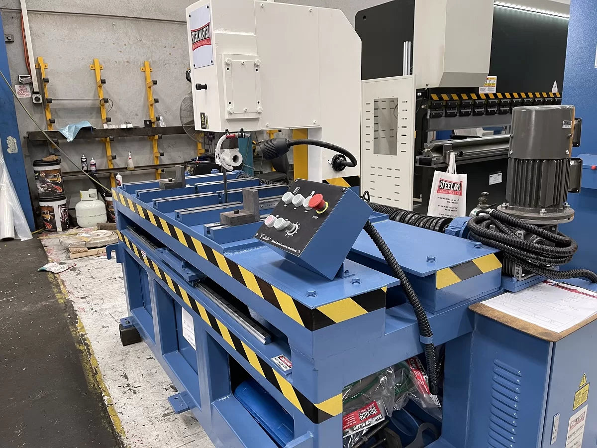 V-Series Vertical Bandsaw with Large Tee Slotted Working Table Area