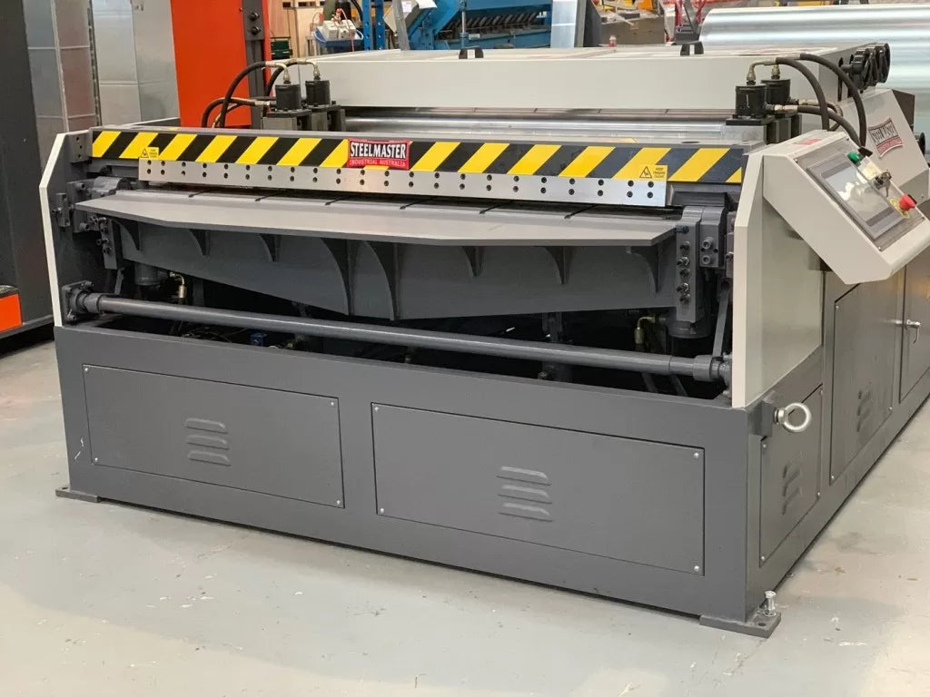 HVAC Auto Duct Line Model: AML-3, 1550mm, Twin Decoiler, Leveller/Ribbing/Notching/Shearing/Folding