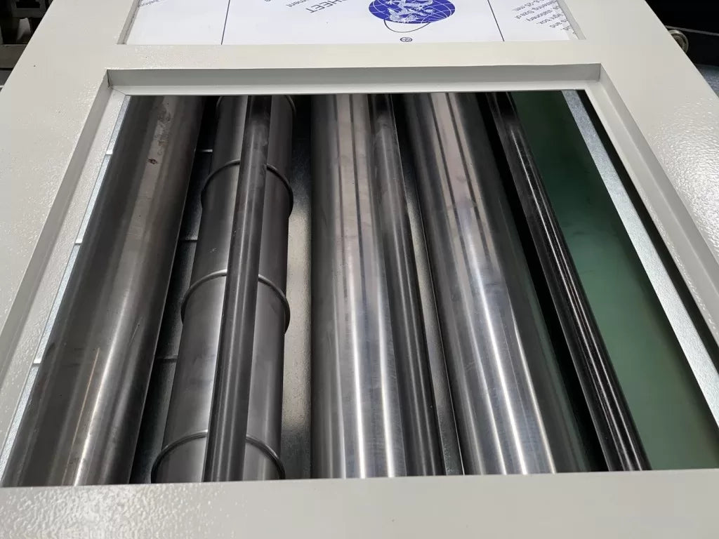HVAC Auto Duct Line Model: AML-3, 1550mm, Twin Decoiler, Leveller/Ribbing/Notching/Shearing/Folding