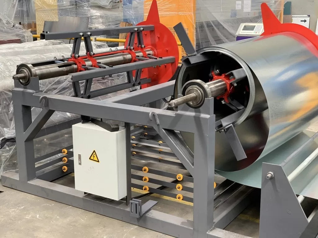 HVAC Auto Duct Line Model: AML-3, 1550mm, Twin Decoiler, Leveller/Ribbing/Notching/Shearing/Folding