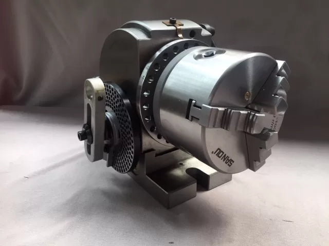 Semi-Universal Dividing Head with 4" (100mm) 3-Jaw Chuck
