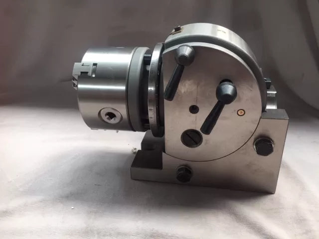 Semi-Universal Dividing Head with 4" (100mm) 3-Jaw Chuck