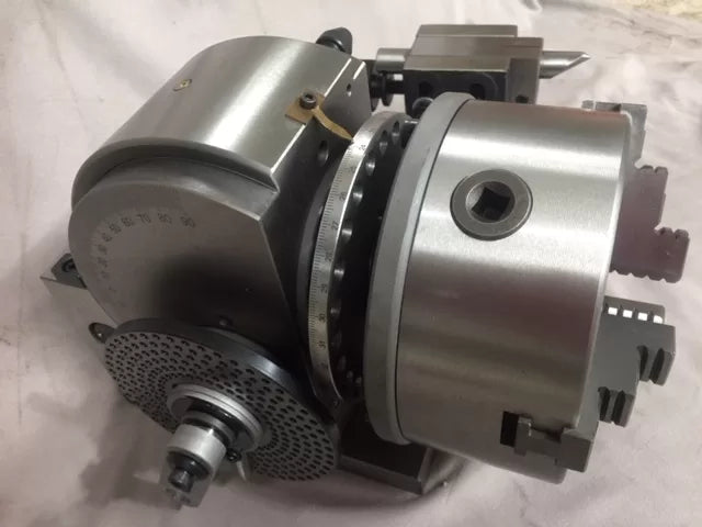 Semi-Universal Dividing Head with 6" (160mm) 3-Jaw Chuck