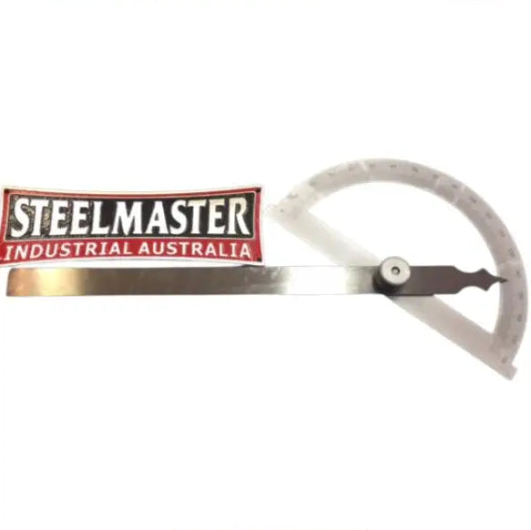 Steel Angle Protractor, 0 - 180 Degrees