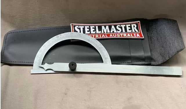 Steel Angle Protractor, 0 - 180 Degrees