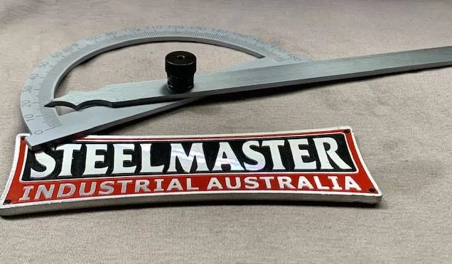 Steel Angle Protractor, 0 - 180 Degrees