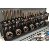 HSS Tap & Die Threading Set, 32 Piece, M3-M12