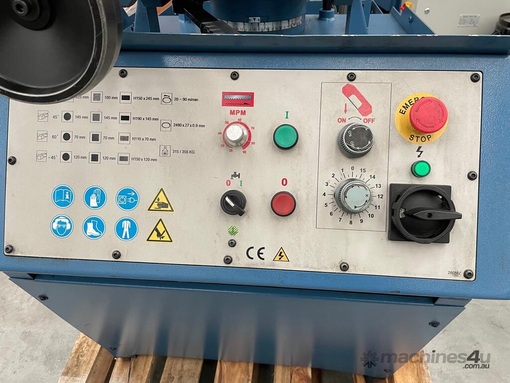 Steelmaster SM-HBS280V Double Mitre Bandsaw - v