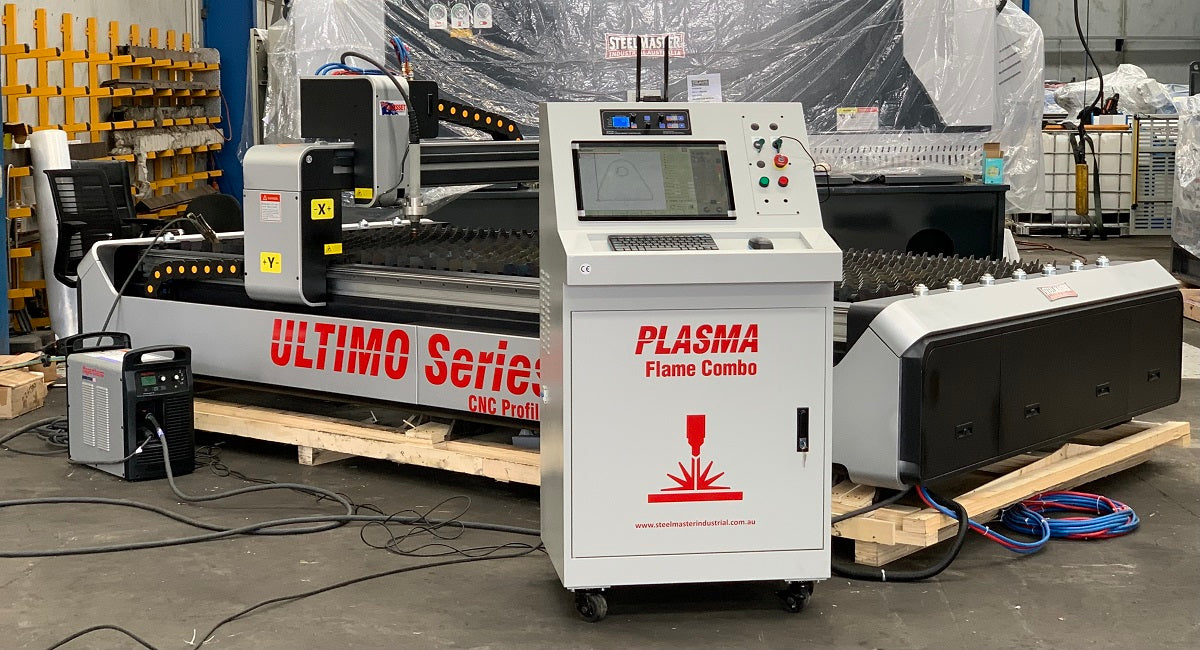 Plasma / Flame Combo CNC – STEELMASTER ULTIMO Plus - CNC Plasma & Oxy Flame Profiler 1500mm x 3000mm. Networkable.