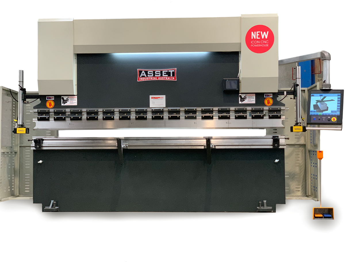CNC Hydraulic Pressbrake. 3200mm x 90Ton. 2 Axis CNC iCON Graphical