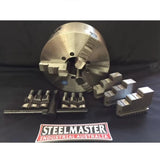 Lathe Chuck 3-Jaw 200mm D1-6 Camlock with Reverse Jaws, Standard