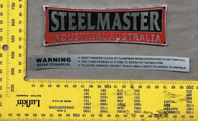 Warning Decal for Magnabend