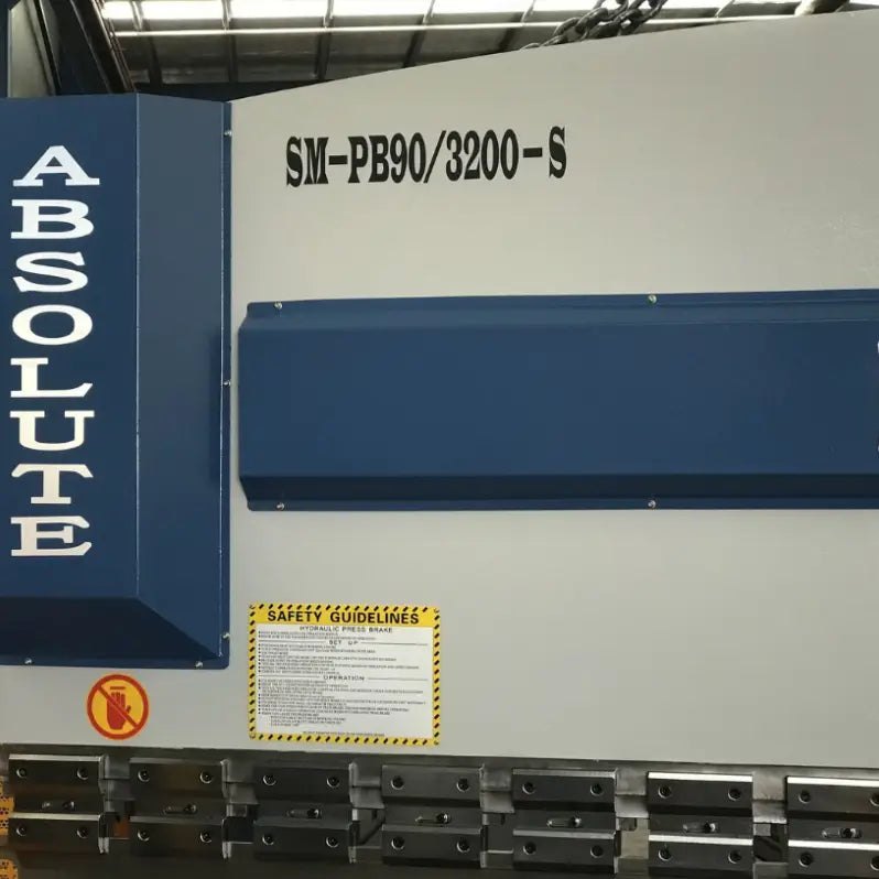 NC Hydraulic Pressbrake. 3200mm x 90Ton. 2 Axis NC Estun E21+ Controller