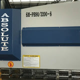 NC Hydraulic Pressbrake. 3200mm x 90Ton. 2 Axis NC Estun E21+ Controller
