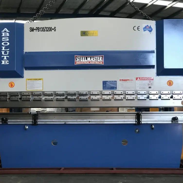Absolute NC Hydraulic Pressbrake 3200mm x 135Ton. 2 Axis Estun E21 Controller
