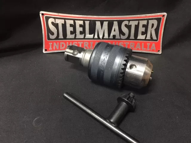 Magnetic Base Drill Mini Set with 1-13mm Keyed Chuck & Adaptor