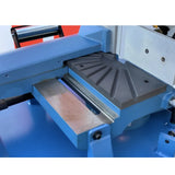 Industrial Double Mitre Bandsaw, 240V, Variable Speed, 245mm x 150mm Capacity