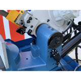 Industrial Double Mitre Bandsaw, 240V, Variable Speed, 245mm x 150mm Capacity