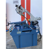 Industrial Double Mitre Bandsaw, 240V, Variable Speed, 245mm x 150mm Capacity