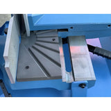Industrial Double Mitre Bandsaw, 415V, Variable Speed, 245mm x 150mm Capacity