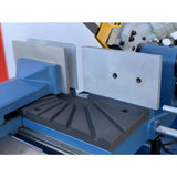Industrial Double Mitre Bandsaw, 415V, Variable Speed, 245mm x 150mm Capacity