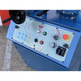 Industrial Double Mitre Bandsaw, 415V, Variable Speed, 245mm x 150mm Capacity