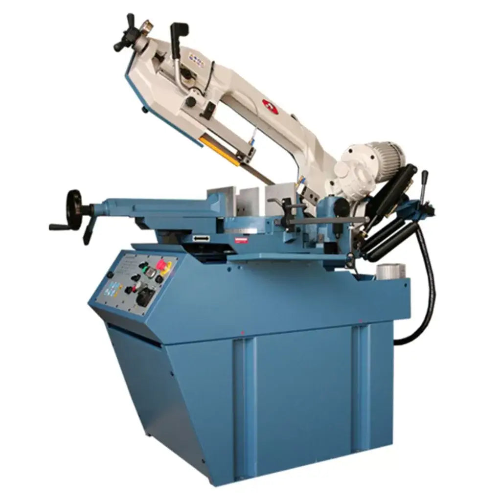 Heavy-Duty Double Mitre Bandsaw, 240V, 315mm x 240mm RHS, 255mm Round Capacity