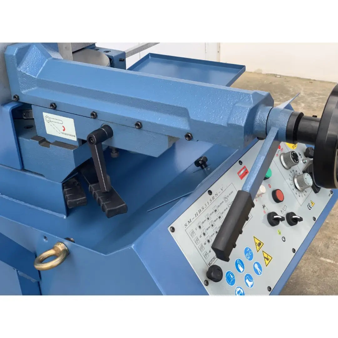 Heavy-Duty Double Mitre Bandsaw, 415V, 315mm x 240mm RHS, 255mm Round Capacity