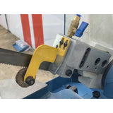 Heavy-Duty Double Mitre Bandsaw, 415V, 315mm x 240mm RHS, 255mm Round Capacity