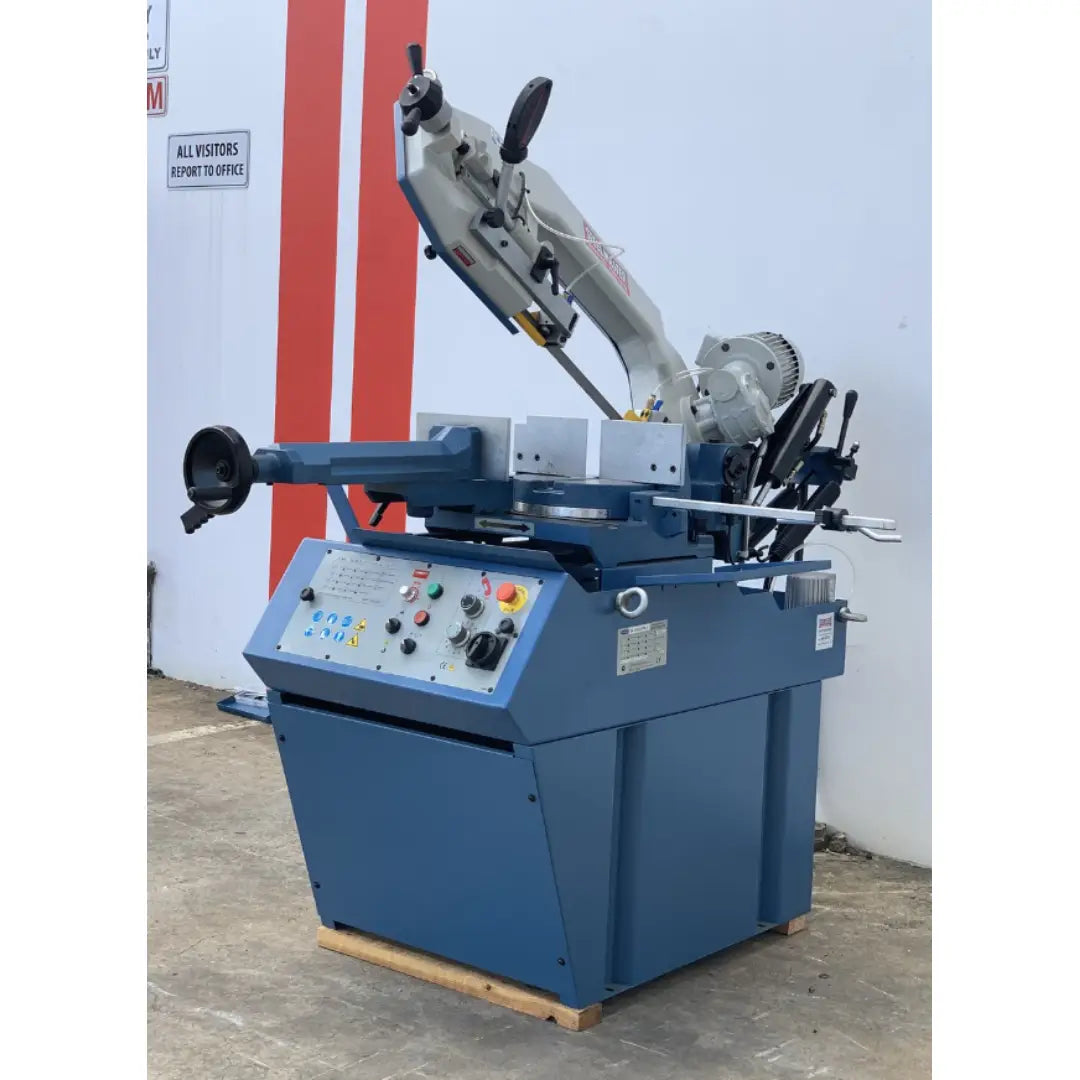 Heavy-Duty Double Mitre Bandsaw, 415V, 315mm x 240mm RHS, 255mm Round Capacity