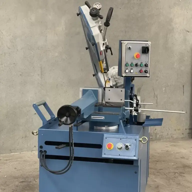 Semi-Automatic Hydraulic Double Mitre Bandsaw, 360mm RHS x 270mm Round Capacity