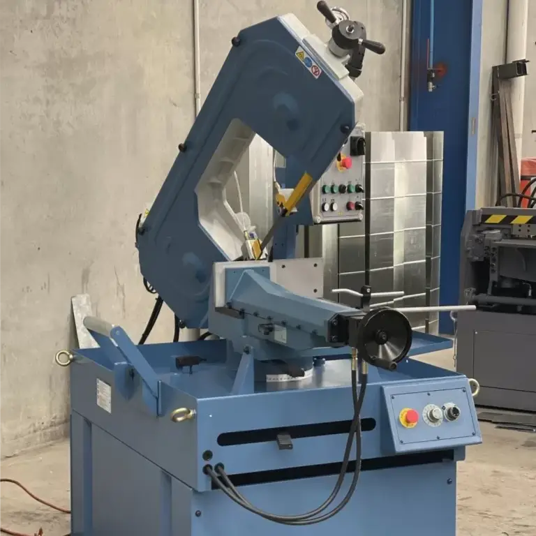 Semi-Automatic Hydraulic Double Mitre Bandsaw, 360mm RHS x 270mm Round Capacity