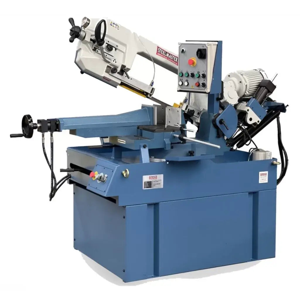 Semi-Automatic Hydraulic Double Mitre Bandsaw, 360mm RHS x 270mm Round Capacity
