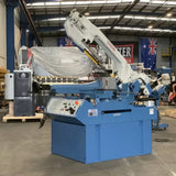 Semi-Automatic Hydraulic Double Mitre Bandsaw, 530mm RHS x 355mm Round Capacity